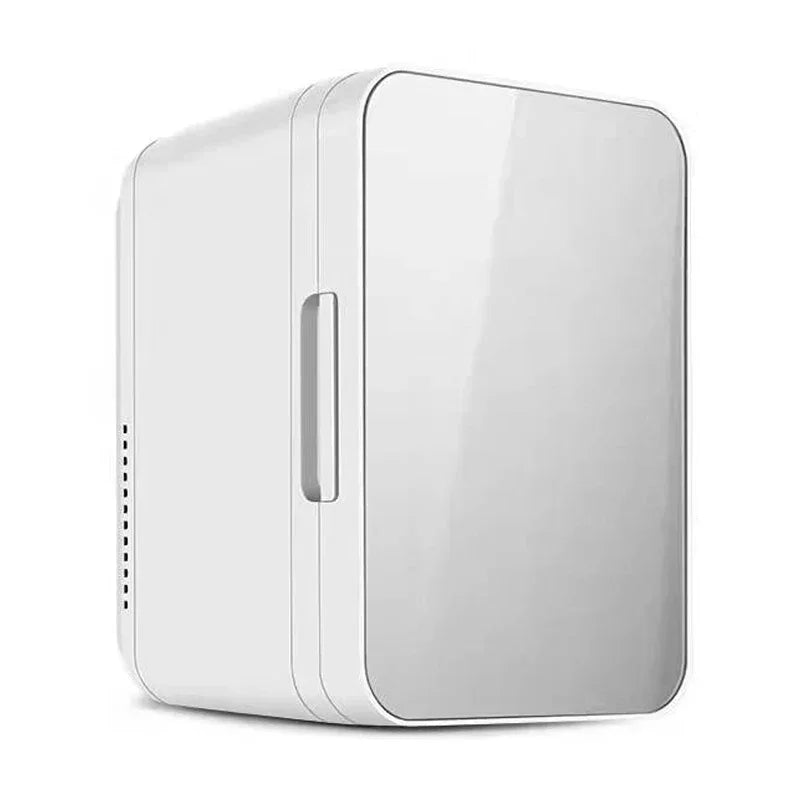 Zimonto - 8L Portable Vehicle Refrigerator Mini Fridge Car And Home Dual-Use For Cooling Heating Refrigeration Dormitory Household Beauty