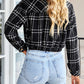 Zimonto - Womens Casual Plaid Flannel ButtonUp Jacket
