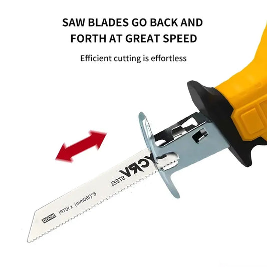 Zimonto - Dewalt 2800RPM Cordless Reciprocating Saw 20V Brushless Electric Saw Multifunctional Metal Wood Pipe Cutting Saw Power Tool