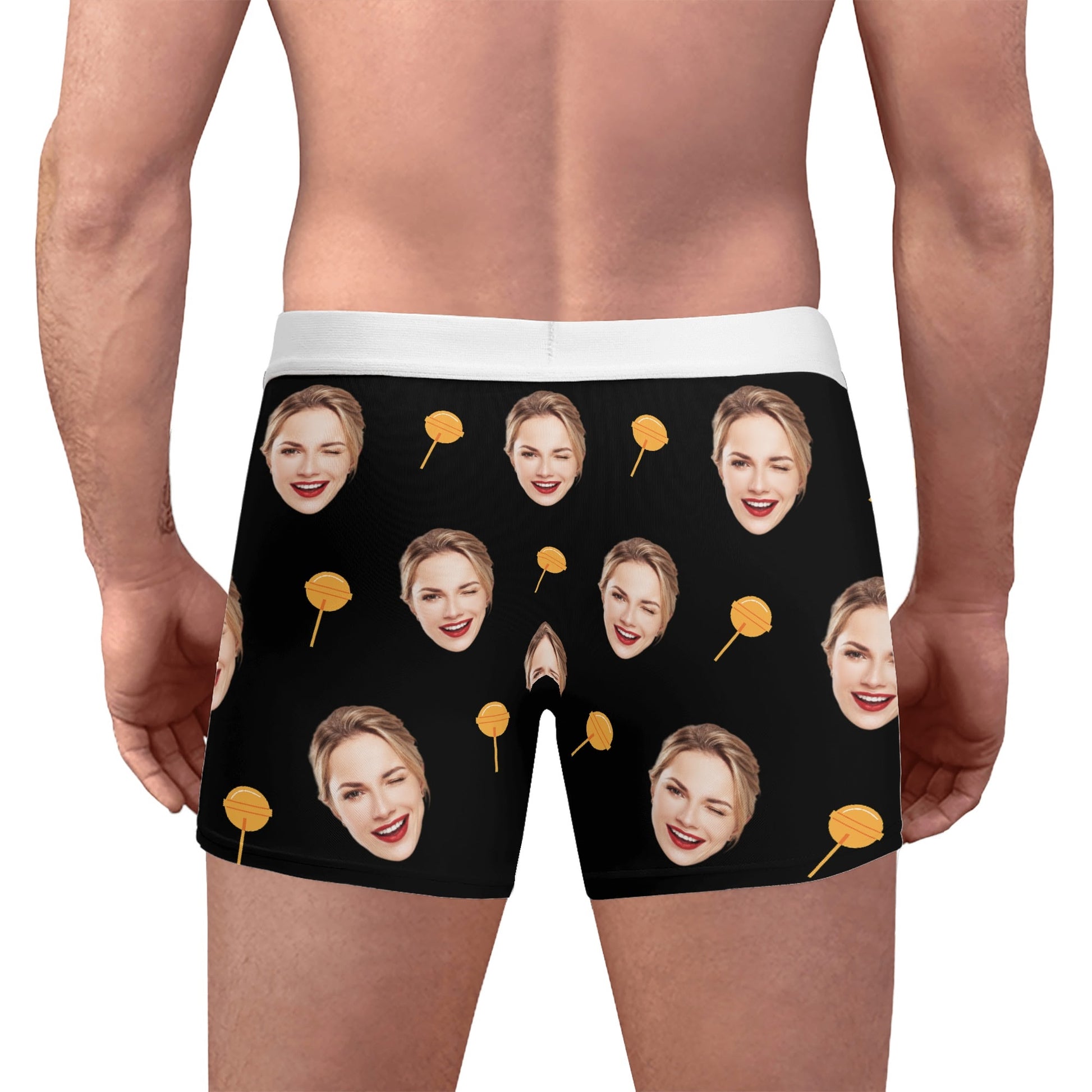 Zimonto - Mens All Over Print Boxer Briefs - High-Quality Polyester - Elastic Waistband - Ultra Lightweight Comfort