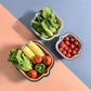 6-Piece Multipurpose Colander Set - Durable, Stackable, Electricity-Free Kitchen Tool for Pasta and Veggies
