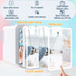 Zimonto - 6L mirror beauty makeup refrigerator skin cosmetics skin care mask hot and cold storage portable LED Mini Fridge
