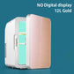 Zimonto - 12L Portable Mini Refrigerator Student Dormitory Heating And Cooling Cosmetics Car Home Dual-Use Refrigeration And Preservation Gold No display us