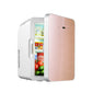 Zimonto - 12L Portable Mini Refrigerator Student Dormitory Heating And Cooling Cosmetics Car Home Dual-Use Refrigeration And Preservation