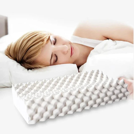 Zimonto - 100% Thailand latex pillow Natural Latex Neck Memory Pillows adult children cervical spine massage pillow core home hotel pillow