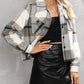Zimonto - Womens Plaid Flannel Jacket Casual Fall Weekend Wear