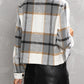 Zimonto - Womens Plaid Flannel Jacket Casual Fall Weekend Wear