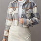 Zimonto - Womens Plaid Flannel Jacket Casual Fall Weekend Wear