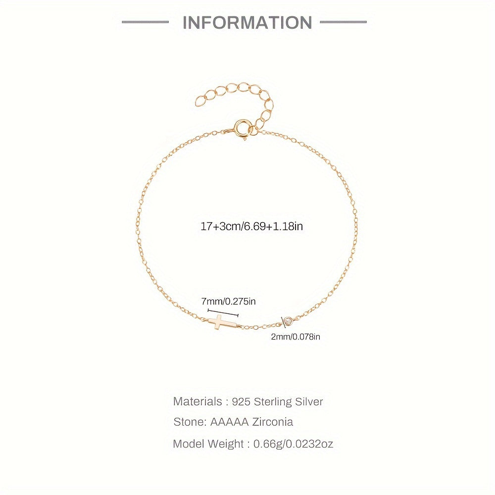 Zimonto - 1pcs Adjustable Stainless Steel Exquisite Golden Pearl Bead Chain Bracelet - Thin Golden Box Cuban Twisted Chain Design