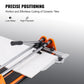 Zimonto - VEVOR Manual Tile Cutter Laser Positioning Single Rails W/ Supporting Feet Professional Push Knife for Cutting Ceramic Porcelain
