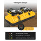 Zimonto - 12V 20V Max Battery Charger Station DCB104 Replacement Dewalt 4 Ports LED Lights USB Output Fast Charging Cooling Fin Smart Chip
