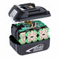 Zimonto - 2-Pack BL1860 18V 6000mAh Lithium-ion Battery Makita LXT Cordless Power Tools