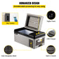 Zimonto - VEVOR Car Refrigerator 20L Compressor Portable Small Refrigerator Freezer Mini Electric Cooler for Driving Travel Fishing Outdoo