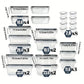 Zimonto - 24pcs Kitchen Storage Container Set - Dishwasher Safe, Reusable Plastic Bins with Flip Lids for Fruits, Vegetables & Meats - Inc