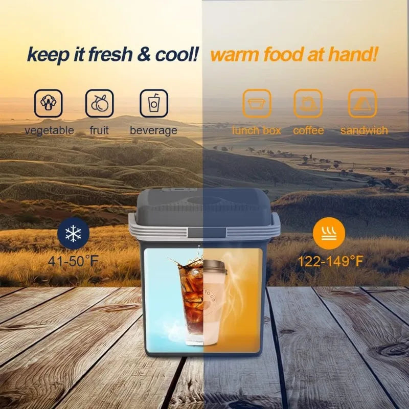 Zimonto - Electric Cooler & Warmer28QT/26L, Portable Car Fridge (48℉~139℉), Car Cooler Plug in, Electric Car Coolers,12V Refrigerator