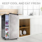 Zimonto - Mini Fridge, Compact Refrigerator with Temp Adjustable Control, Energy-efficient, for Home Kitchen Apartment Dorm Office