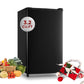 Zimonto - Mini Fridge, Compact Refrigerator with Temp Adjustable Control, Energy-efficient, for Home Kitchen Apartment Dorm Office United States 3.2 Cu.Ft Black