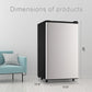 Zimonto - Mini Fridge, Compact Refrigerator with Temp Adjustable Control, Energy-efficient, for Home Kitchen Apartment Dorm Office