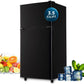 Zimonto - Mini Fridge, Compact Refrigerator with Temp Adjustable Control, Energy-efficient, for Home Kitchen Apartment Dorm Office United States 3.5 Cu.Ft Black