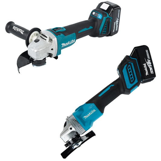 Zimonto - Makita404 Power tools rechargeable machine machine Angle grinder speed regulation and cutting Electric Tools for Makita battery United States 404 035G 2 sets
