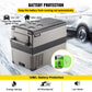 Zimonto - VEVOR Portable Small Car Freezer 45L Mini Car Refrigerator 60W Cooler 12V Portable Vehicle Car Fridge For Home and Outdoor Use