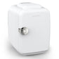 Zimonto - Crownful 4L Mini Fridge 110V 220V Beauty Makeup Skincare Refrigerator AC/DC Heated Cooling Beauty Refrigerator Car Mini Fridge United States WHITE