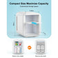 Zimonto - Mini Fridge, 4 Liter/6 Cans Portable Skincare Fridge, AC/DC Cooler and Warmer Personal Refrigerator for Bedroom, Car