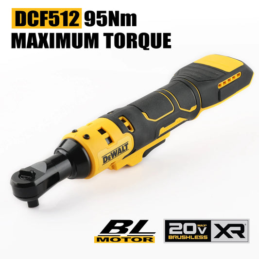 Zimonto - Dewalt DCF512 20V 1/2 Inch Brushless Ratchet Right Angle Wrench Cordless Driver Variable Speed Power Wrench No battery pack ﻿