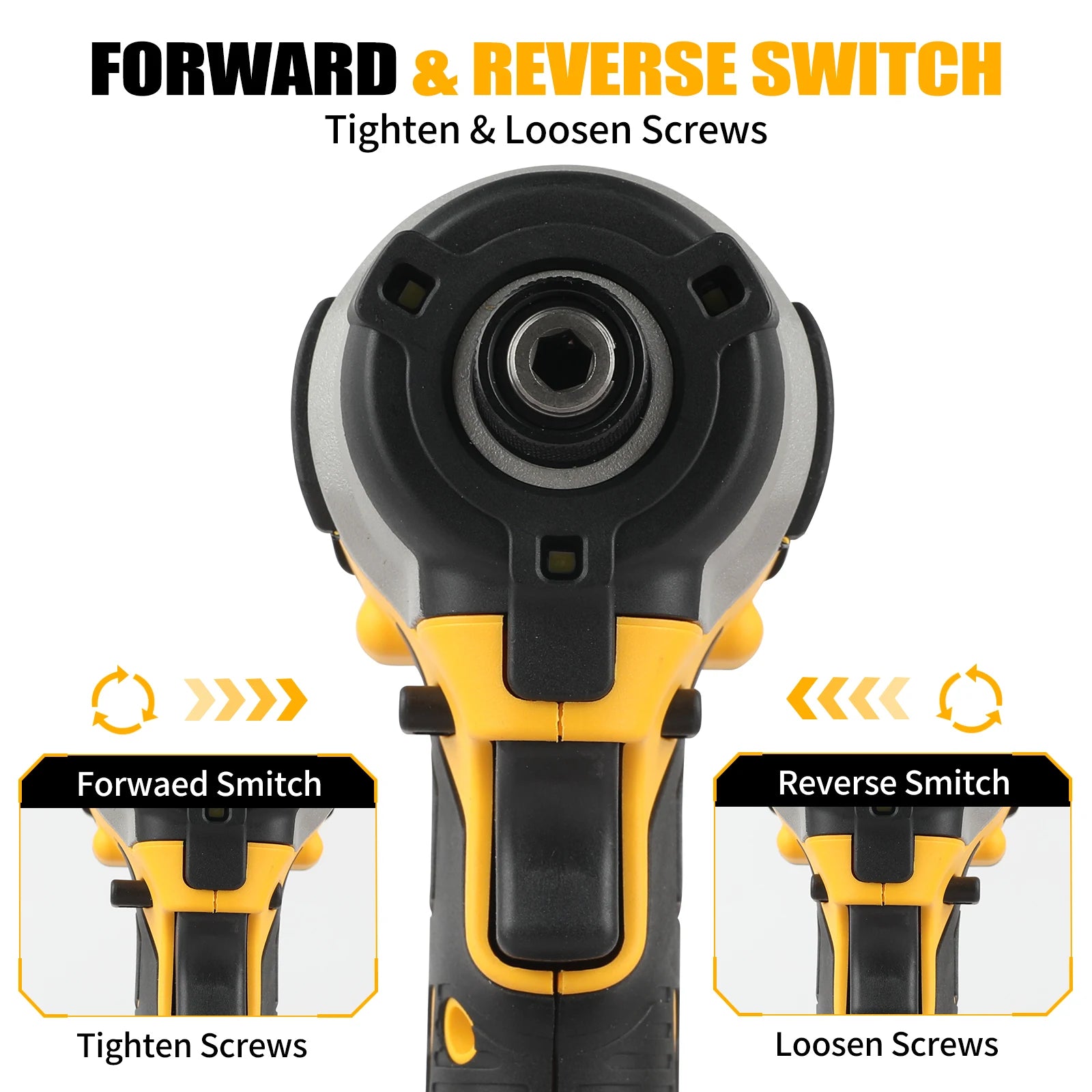 Zimonto - DEWALT DCF850 Impact Brushless Cordless Electric Drill 20V Lithium Driver electric screwdriver Battery Torque tools