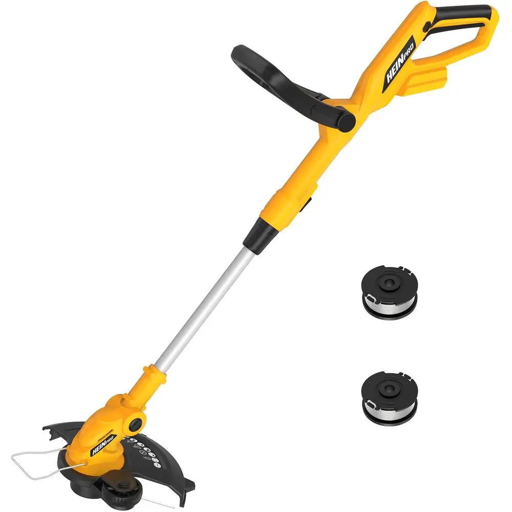 Zimonto - Cordless String Trimmer Edger Compact 3-in-1 Tool Compatible with Dewalt 20V MAX Battery Automatic Line Feed 12" Weed Wacker