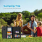 Zimonto - 22L/30Cans Mini Fridge for Bedroom, 12v DC Portable Cooler & Warmer, Mini Refrigerator with Glass Front, for Car Office Desk
