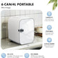 Zimonto - Portable Mini Fridge Thermoelectric Cooler Warmer Food Drinks Skincare Compact Quiet Operation Ideal Travel Office Home