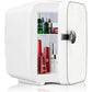 Zimonto - Portable Mini Fridge Thermoelectric Cooler Warmer Food Drinks Skincare Compact Quiet Operation Ideal Travel Office Home