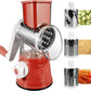Zimonto - 3 in 1 Grater Vegetable Slicer with 3 Drum Blades