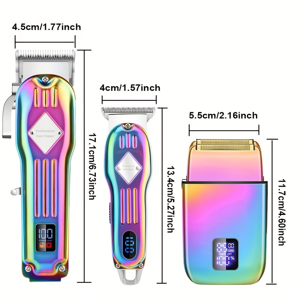 Zimonto - 3in1 Cordless Hair Beard Grooming Kit For Men