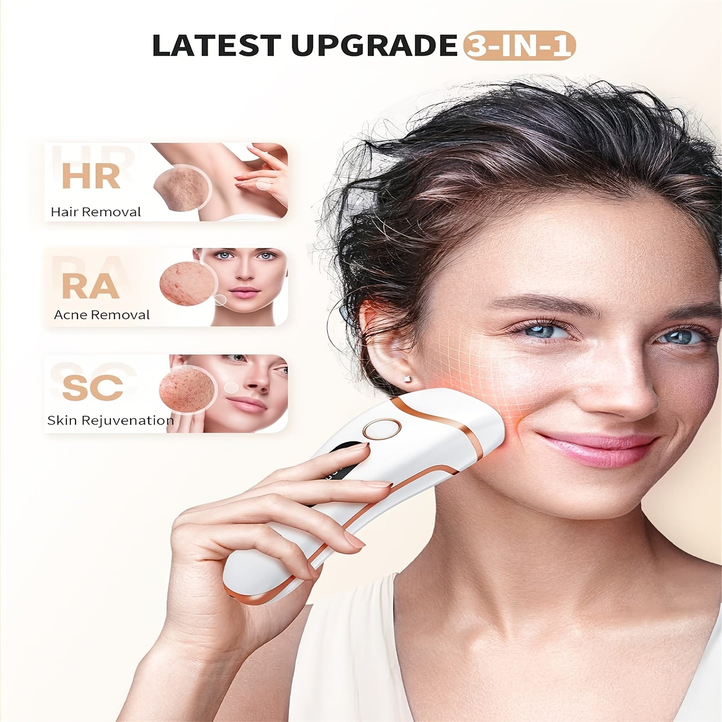 Zimonto - 3in1 Epilator for All Genders Perfect Christmas Gift