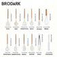 Brodark 44-Piece Non-Stick Silicone Kitchenware Set with Ergonomic Grip and Dishwasher Safe Design