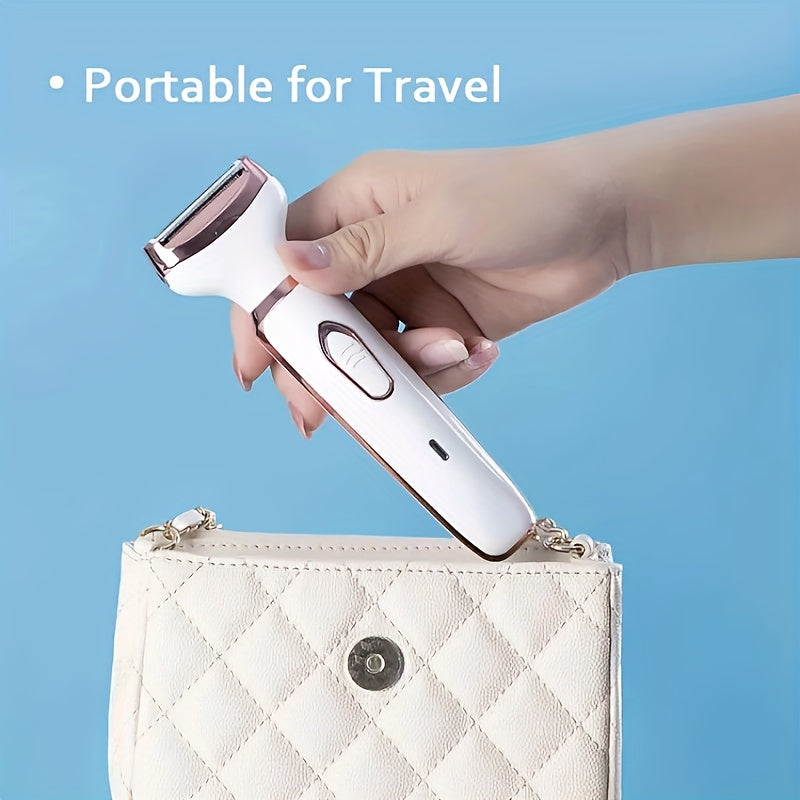 Zimonto - 4in1 Rechargeable Womens Electric Hair Remover Set