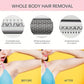 Zimonto - 4in1 Rechargeable Womens Electric Hair Remover Set