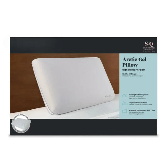 Zimonto - Allswell Arctic Gel Memory Foam Pillow, Standard Queen