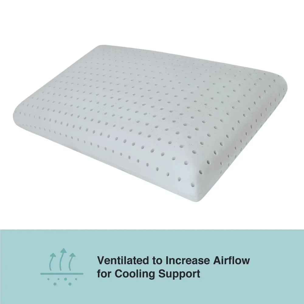Zimonto - Allswell Arctic Gel Memory Foam Pillow, Standard Queen