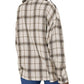 Womens Plaid Shacket Cozy Long Sleeve ButtonUp Jacket